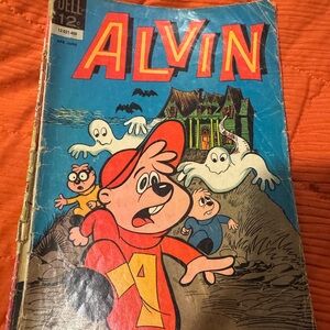 Alvin Comic Book with Colorful Cover great for  junk journaling or